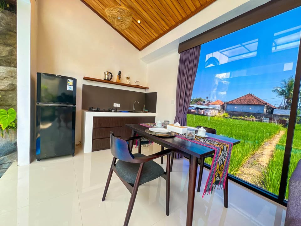 Tranquil Rice View 1BR Retreat Ubud 13