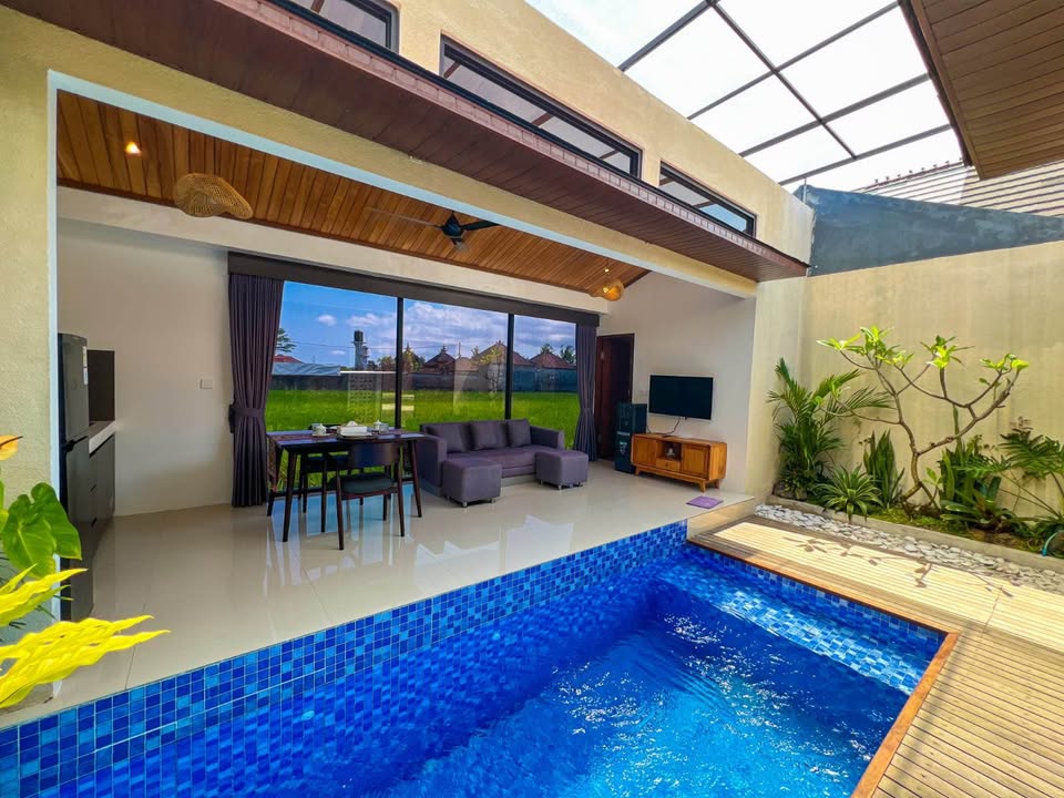 Tranquil Rice View 1BR Retreat Ubud 10