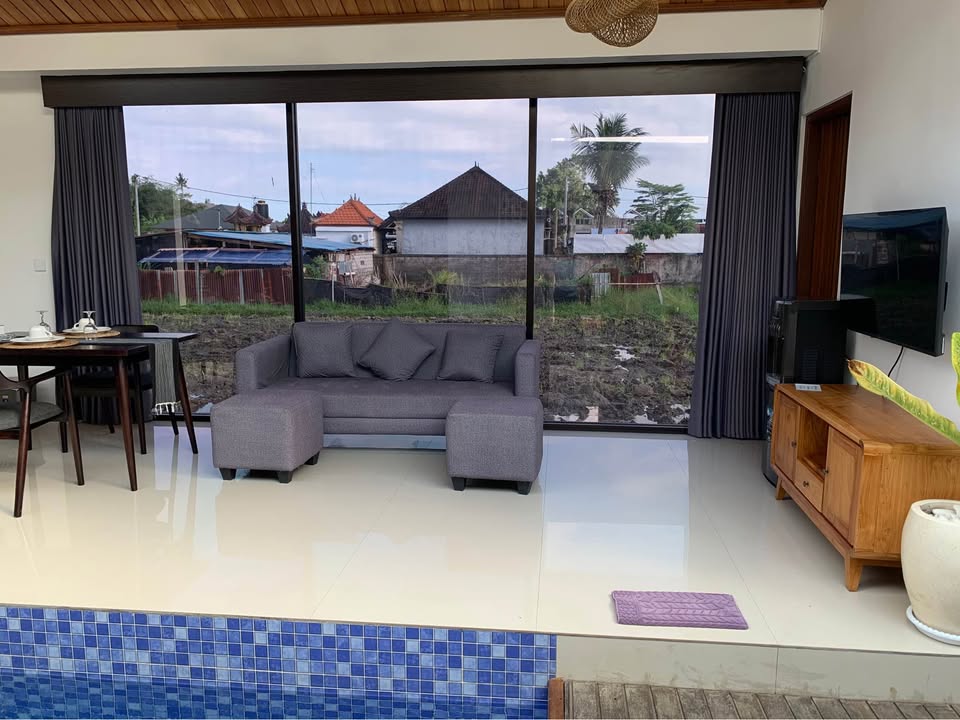 Tranquil Rice View 1BR Retreat Ubud 5