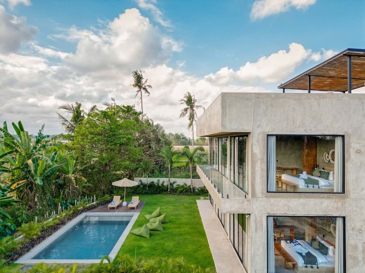 Modern 3BR Villa with Breathtaking Ricefield View 2