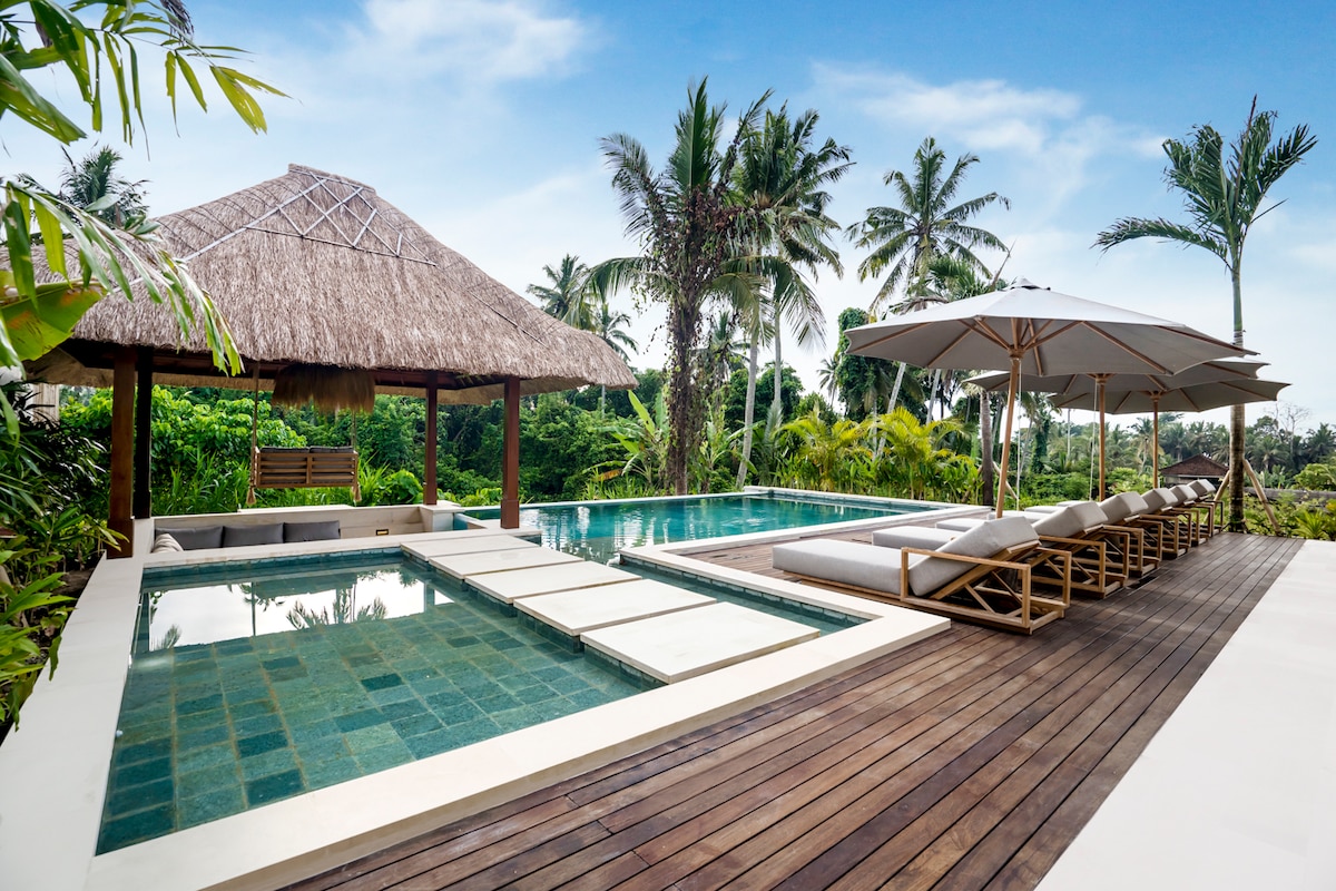 Tchikobo 3BR Villa w/ Jungle & Rice Field View 33