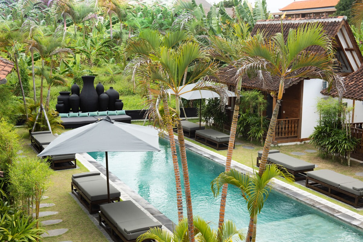 Bloom 1BR Joglo, 900m to Beach in Canggu Center 20