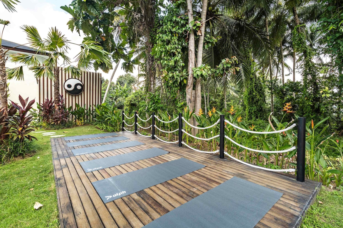 Villa Ricarda: 3BR Jungle View, Yoga Space in Ubud 23