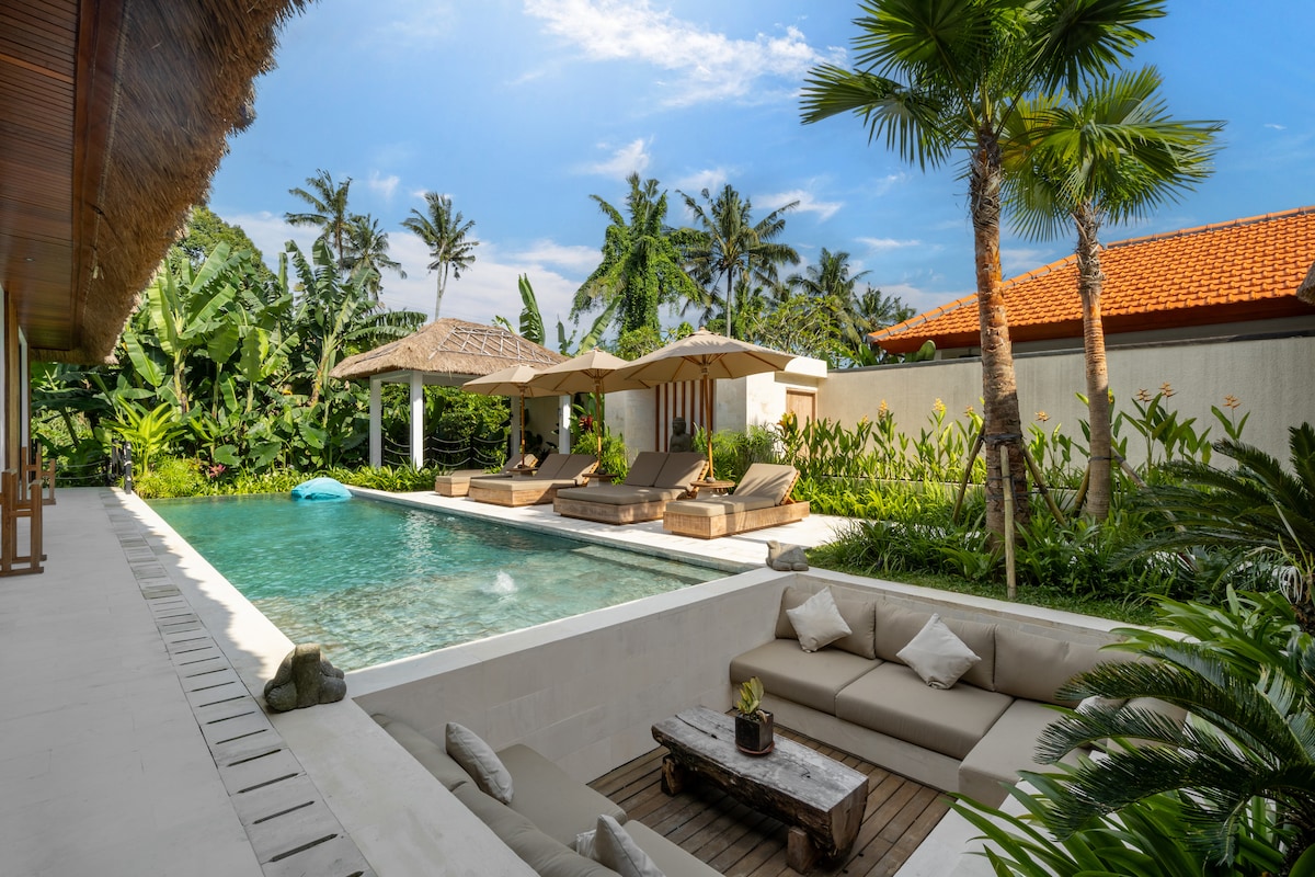 Villa Mandala : 3 BR Ubud Retreat W/ Private Pool
