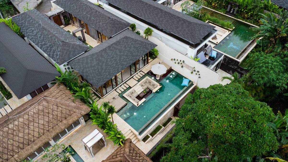 Memandu: 4 BR Family Villa w/Infinity Pool in Ubud 12