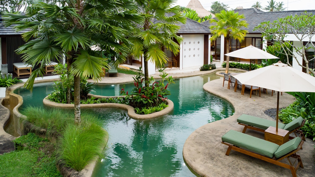 5BR Family Villa w/Pool, Spa & Beachy Vibe in Ubud 27