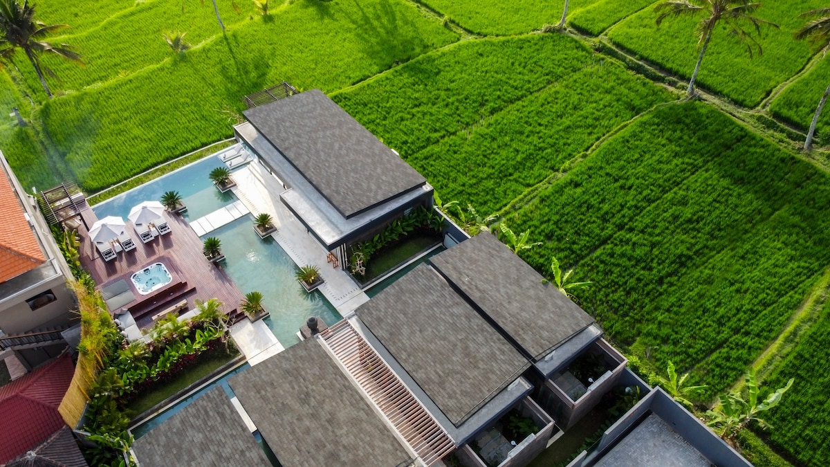 Ubud Luxury Resort 5BR w/ Gym & Rice Field View 33