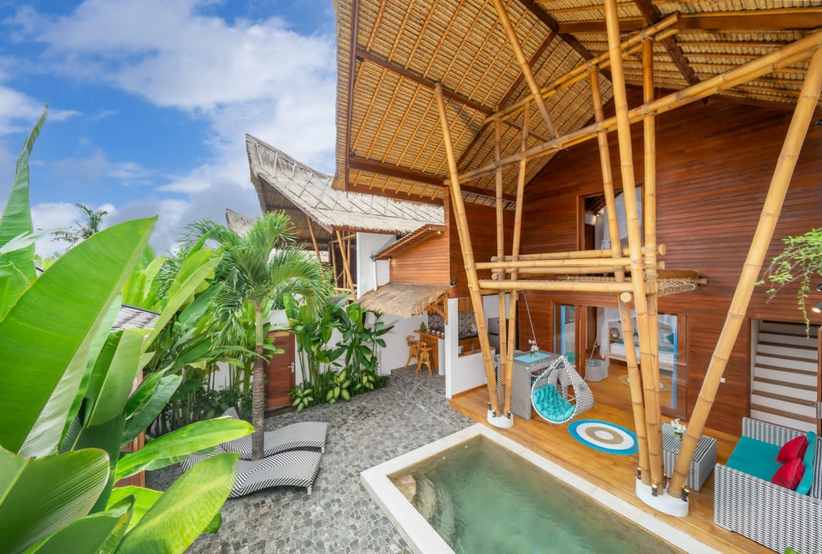 2 BR Private Pool Villa Unique Style in Canggu 1