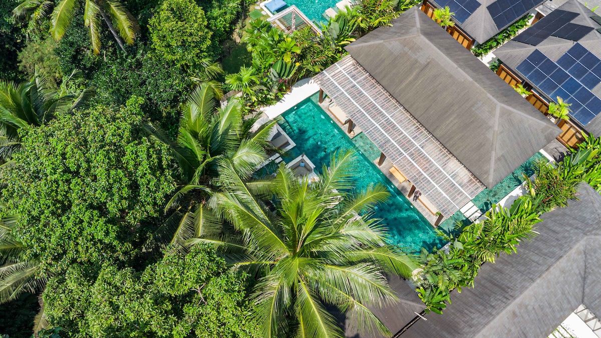 Orion 5BR Villa in Ubud: Pool and Jungle View 24