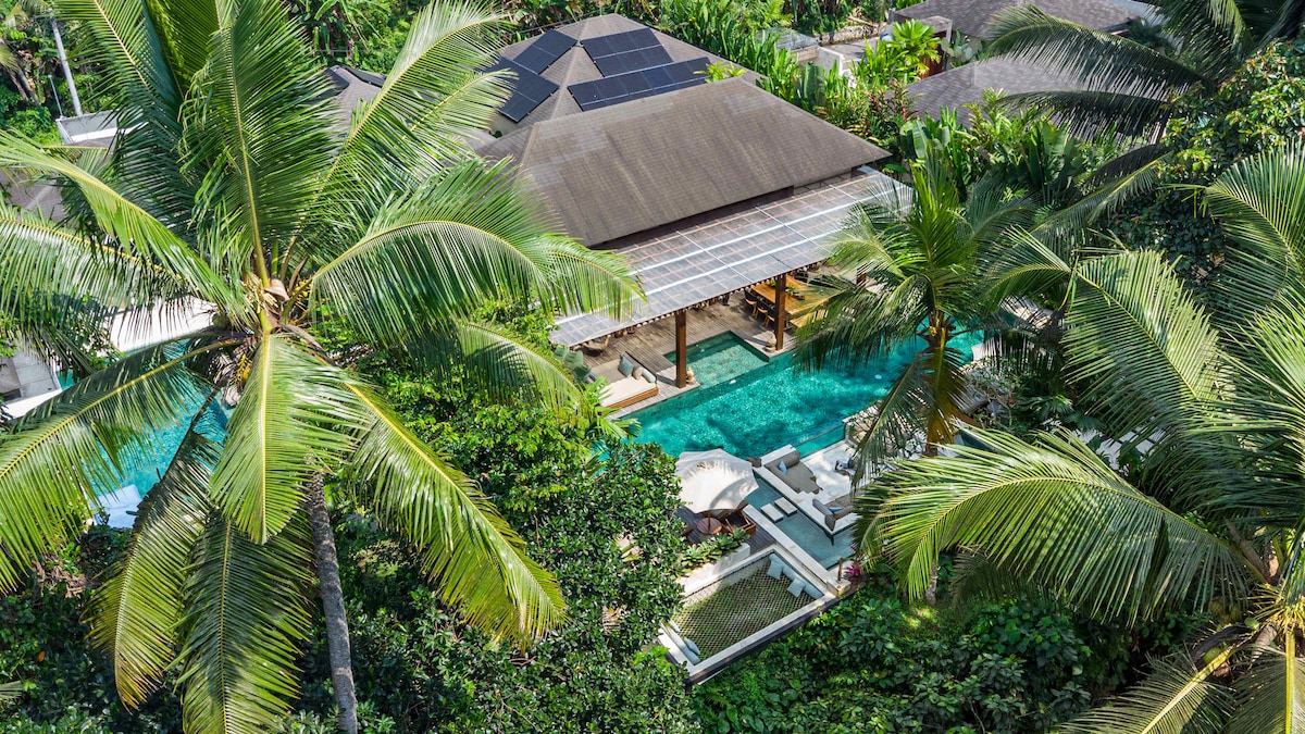 Orion 5BR Villa in Ubud: Pool and Jungle View 25