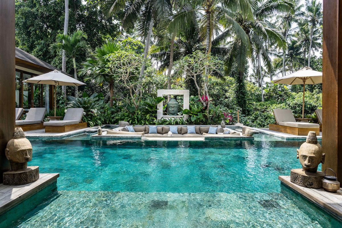 Orion 5BR Villa in Ubud: Pool and Jungle View 50