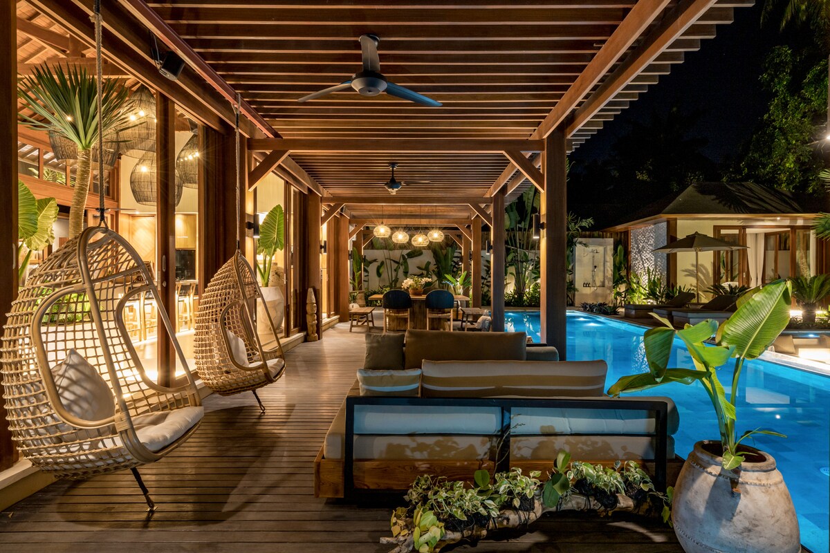 Orion 5BR Villa in Ubud: Pool and Jungle View 56