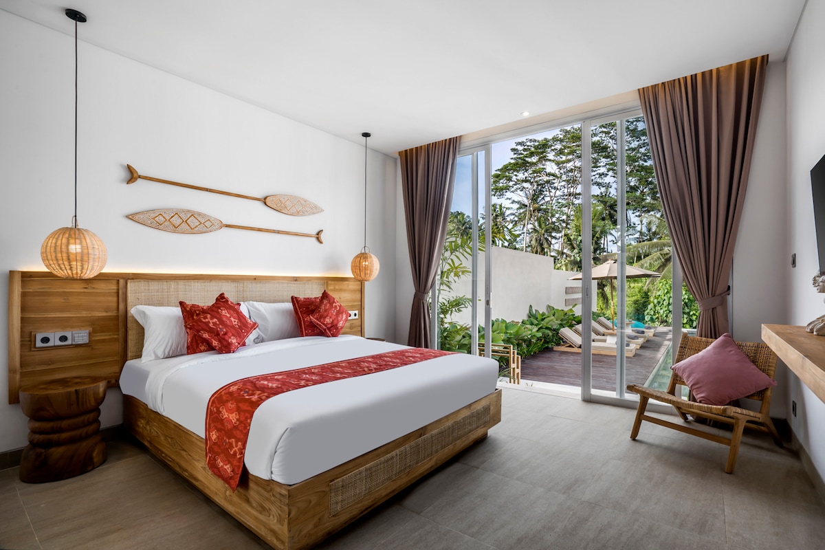 Sunrise 2BR Stylish Villa with Infinity Pool Ubud 13
