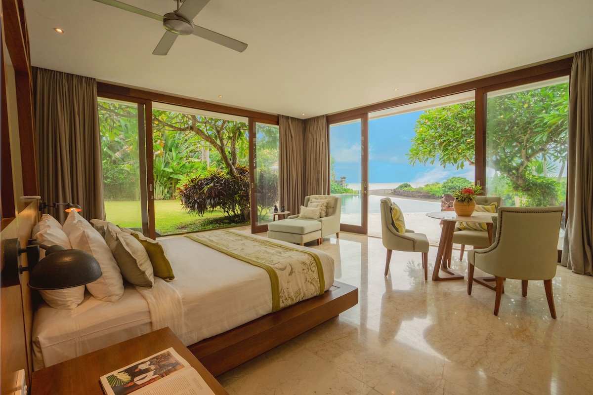 4BR Villa Omekai|Oceanfront|Big Lawn|Near Canggu 4