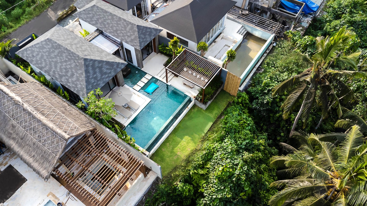 Cinta Ubud Romantic 1BR Villa, Infinity Pool 11