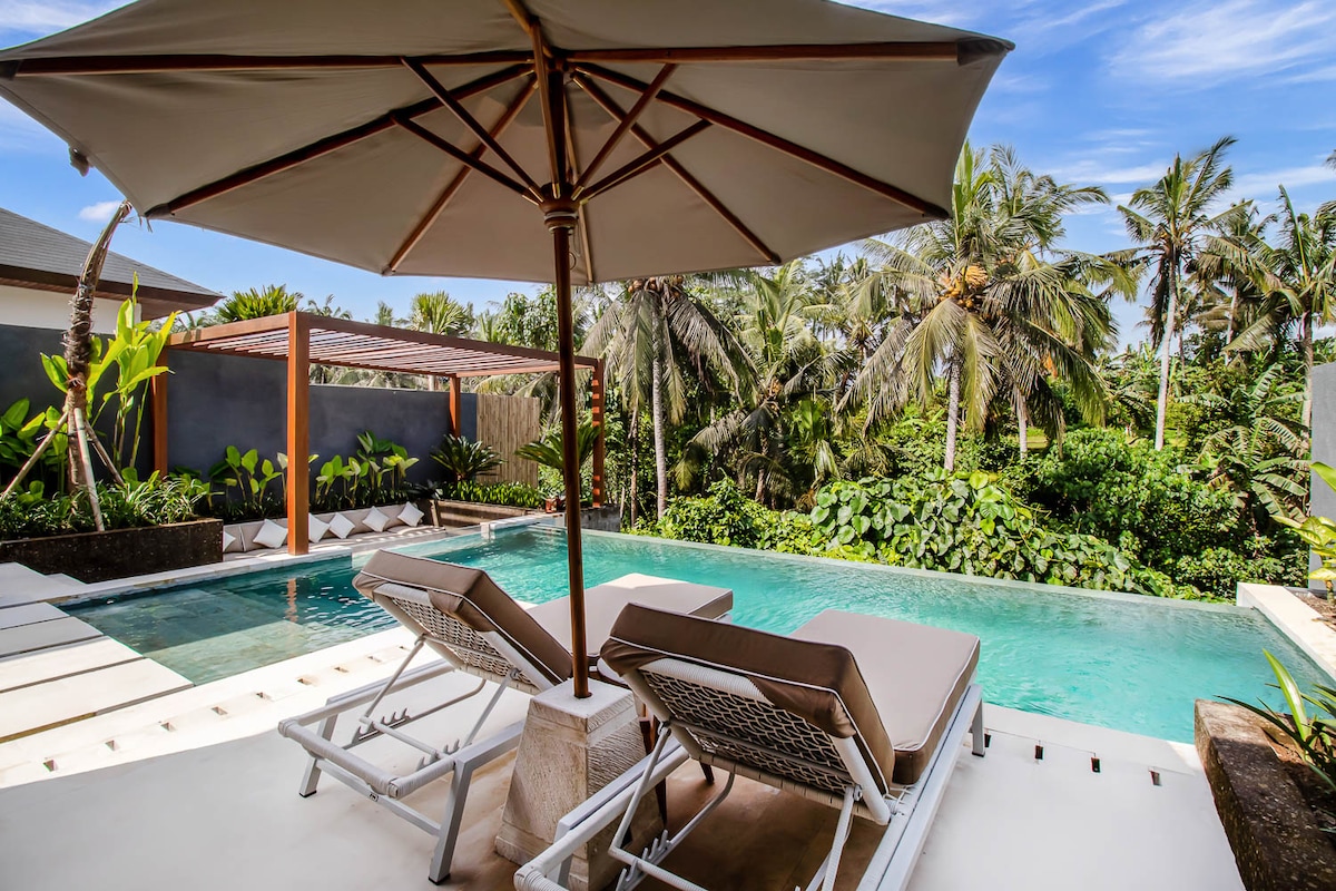 Cinta Ubud Romantic 1BR Villa, Infinity Pool 19