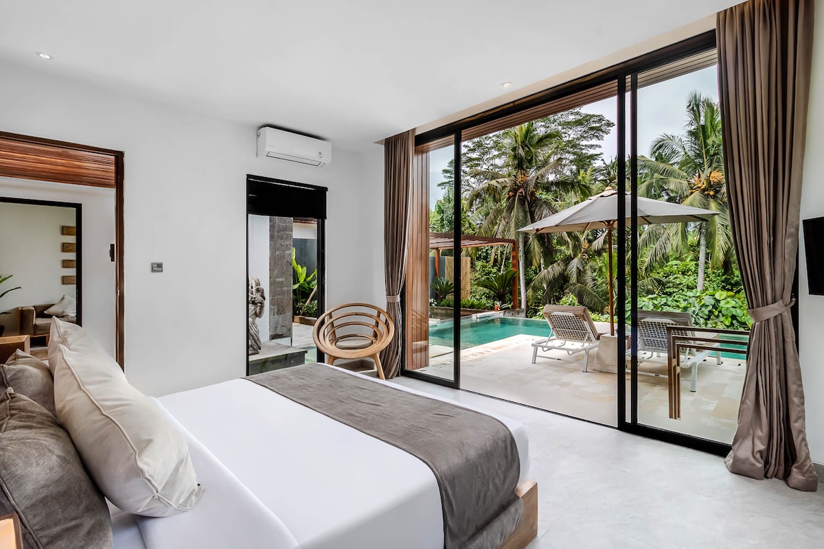 Cinta Ubud Romantic 1BR Villa, Infinity Pool 2