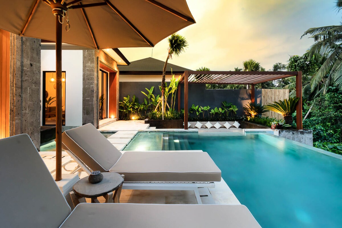 Cinta Ubud Romantic 1BR Villa, Infinity Pool 30