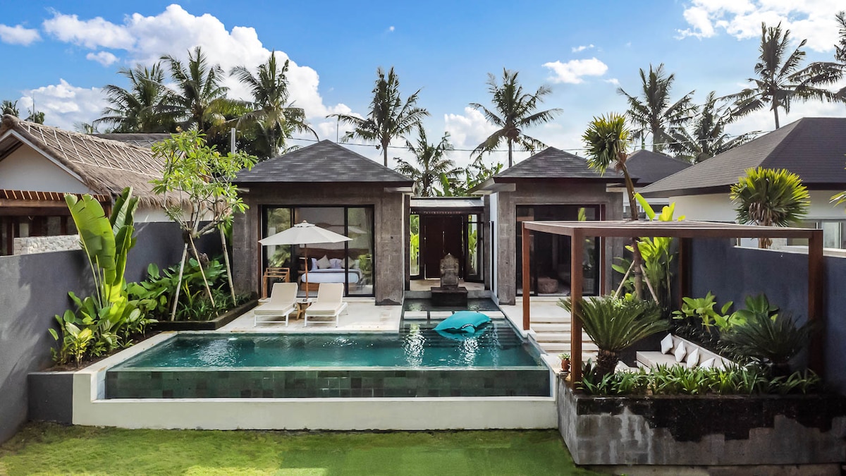Cinta Ubud Romantic 1BR Villa, Infinity Pool 9
