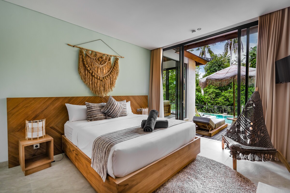 El Dorado Serene 3BR Oasis in Ubud w/ Jungle Views 7