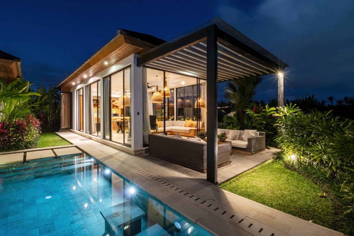 3BR Private Pool Villa | Ricefield View, Ubud 15