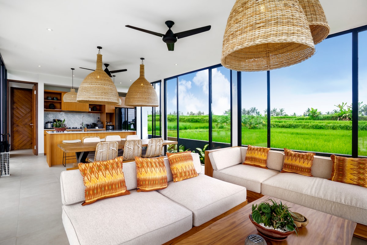 3BR Private Pool Villa | Ricefield View, Ubud 4
