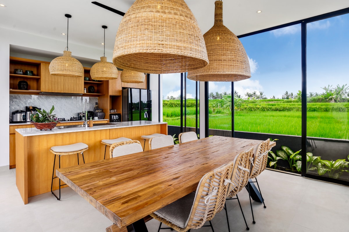 3BR Private Pool Villa | Ricefield View, Ubud 5