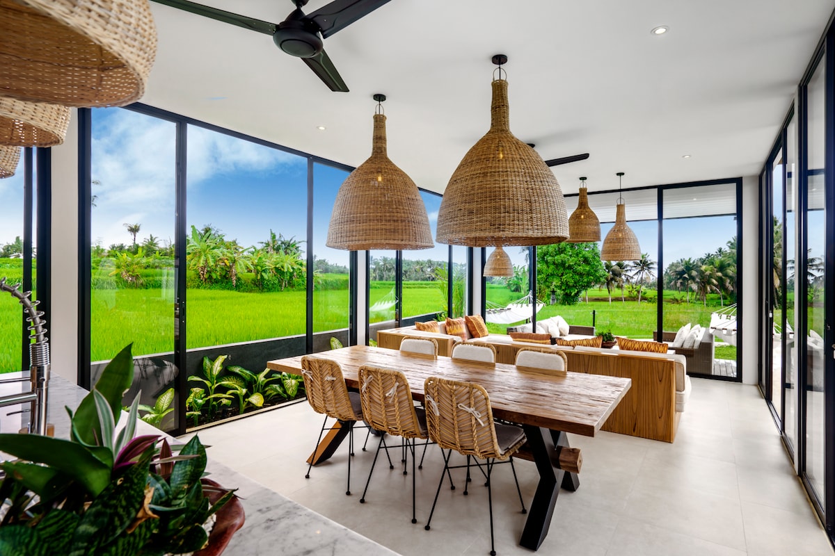 3BR Private Pool Villa | Ricefield View, Ubud 6