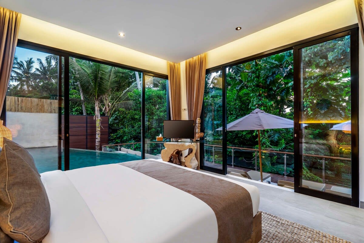 Villa Dua Baskom : 3BR Dream w/ Pool & Jungle View 15