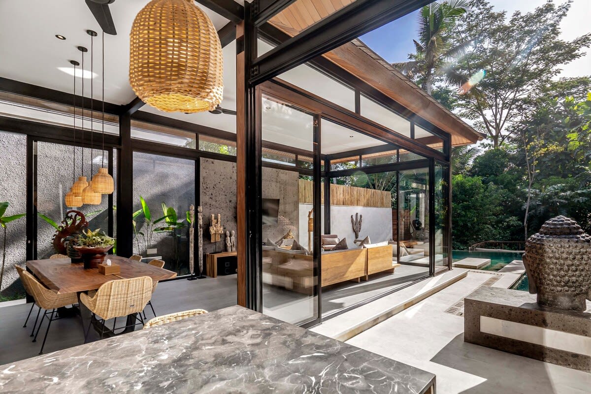 Villa Dua Baskom : 3BR Dream w/ Pool & Jungle View 5