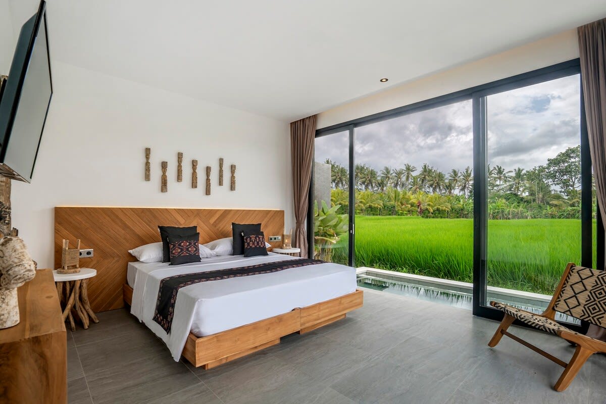 Luna Lotus: 5BR Family Villa w/Pool & Paddy View 17