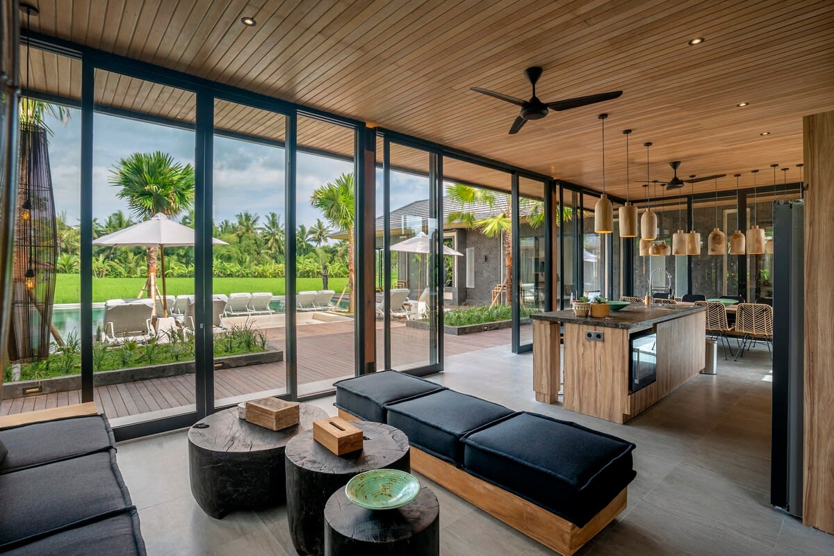 Luna Lotus: 5BR Family Villa w/Pool & Paddy View 2