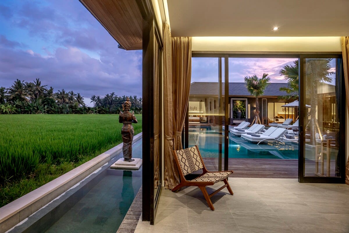 Luna Lotus: 5BR Family Villa w/Pool & Paddy View 20