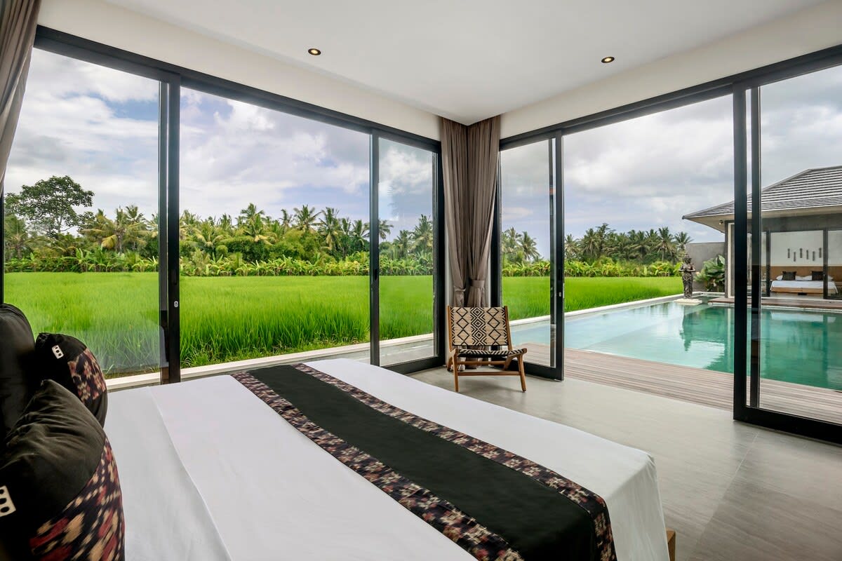 Luna Lotus: 5BR Family Villa w/Pool & Paddy View 8