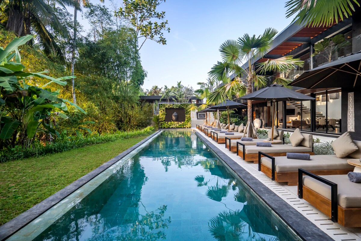 12BR Ubud Family Villas| Home Gym,Spa & Yoga Shala 106
