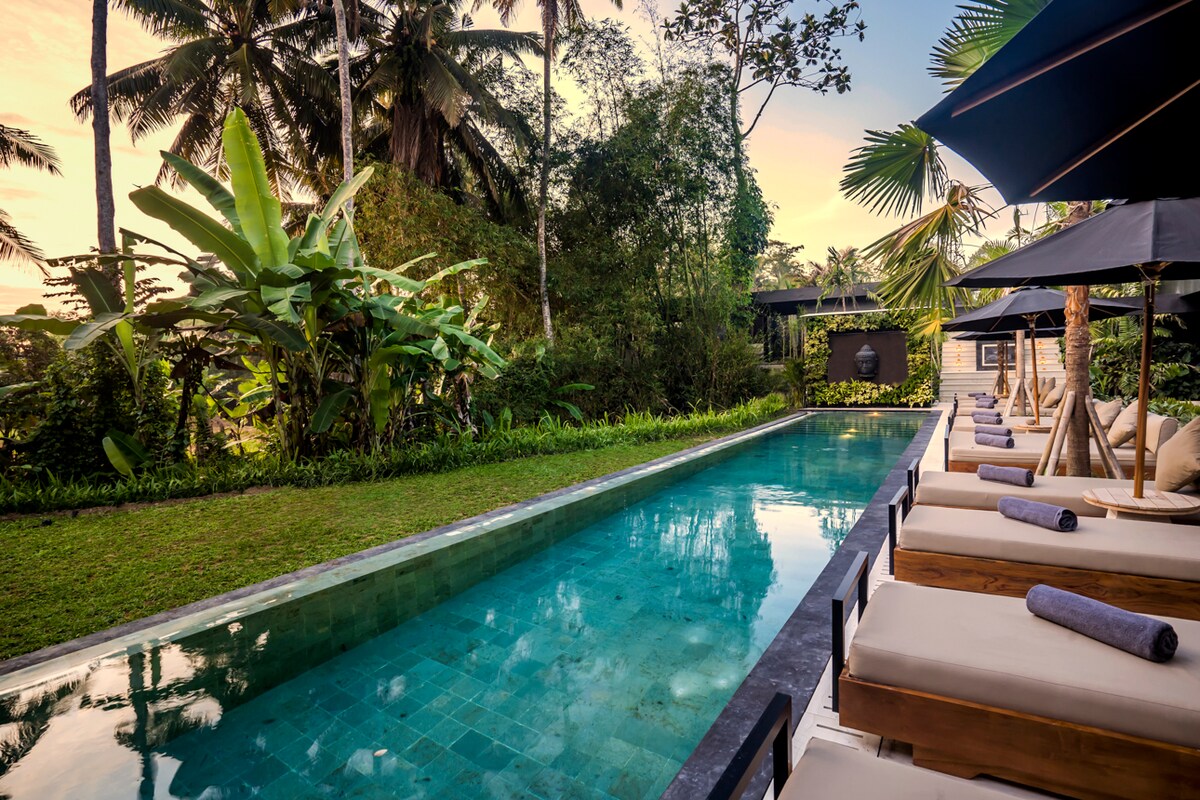 12BR Ubud Family Villas| Home Gym,Spa & Yoga Shala 107