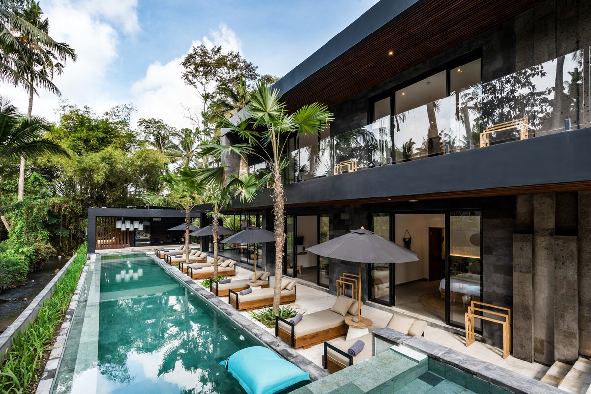 12BR Ubud Family Villas| Home Gym,Spa & Yoga Shala 110