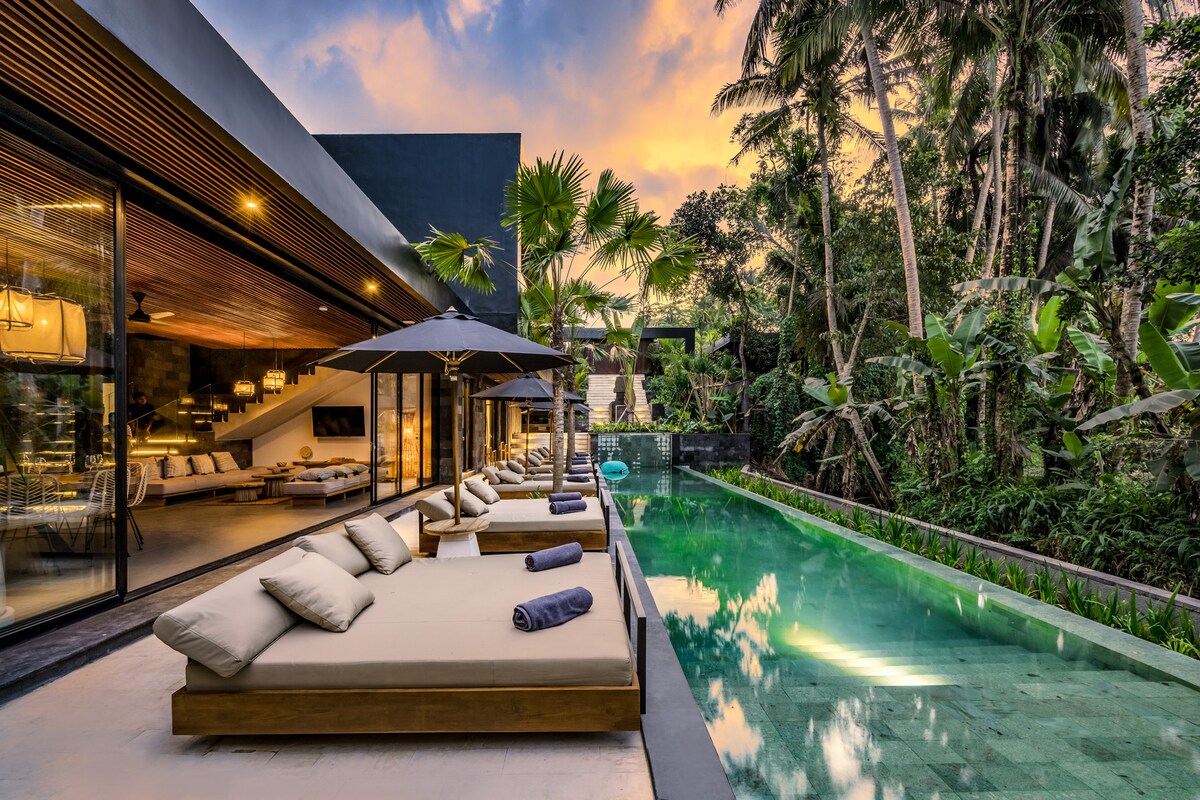 12BR Ubud Family Villas| Home Gym,Spa & Yoga Shala 114