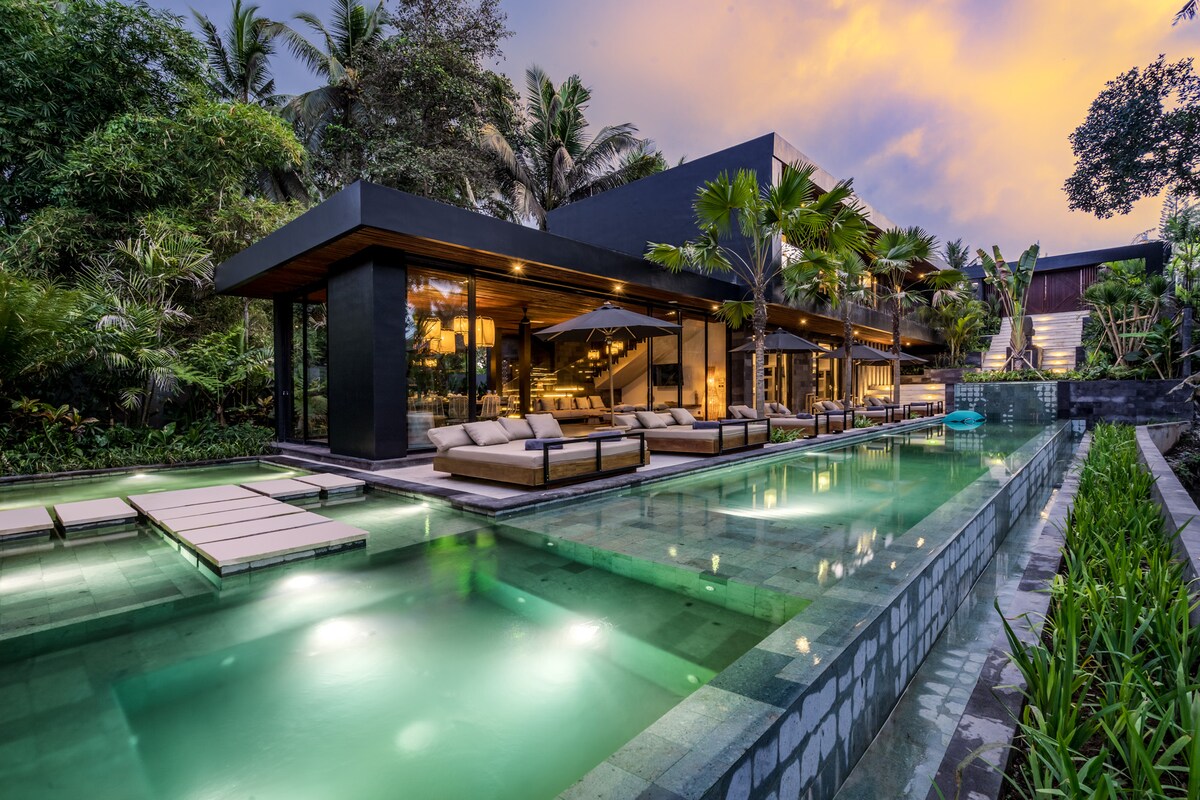 12BR Ubud Family Villas| Home Gym,Spa & Yoga Shala 116