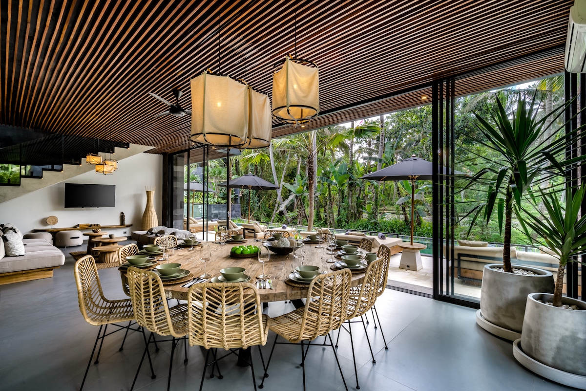 12BR Ubud Family Villas| Home Gym,Spa & Yoga Shala 12