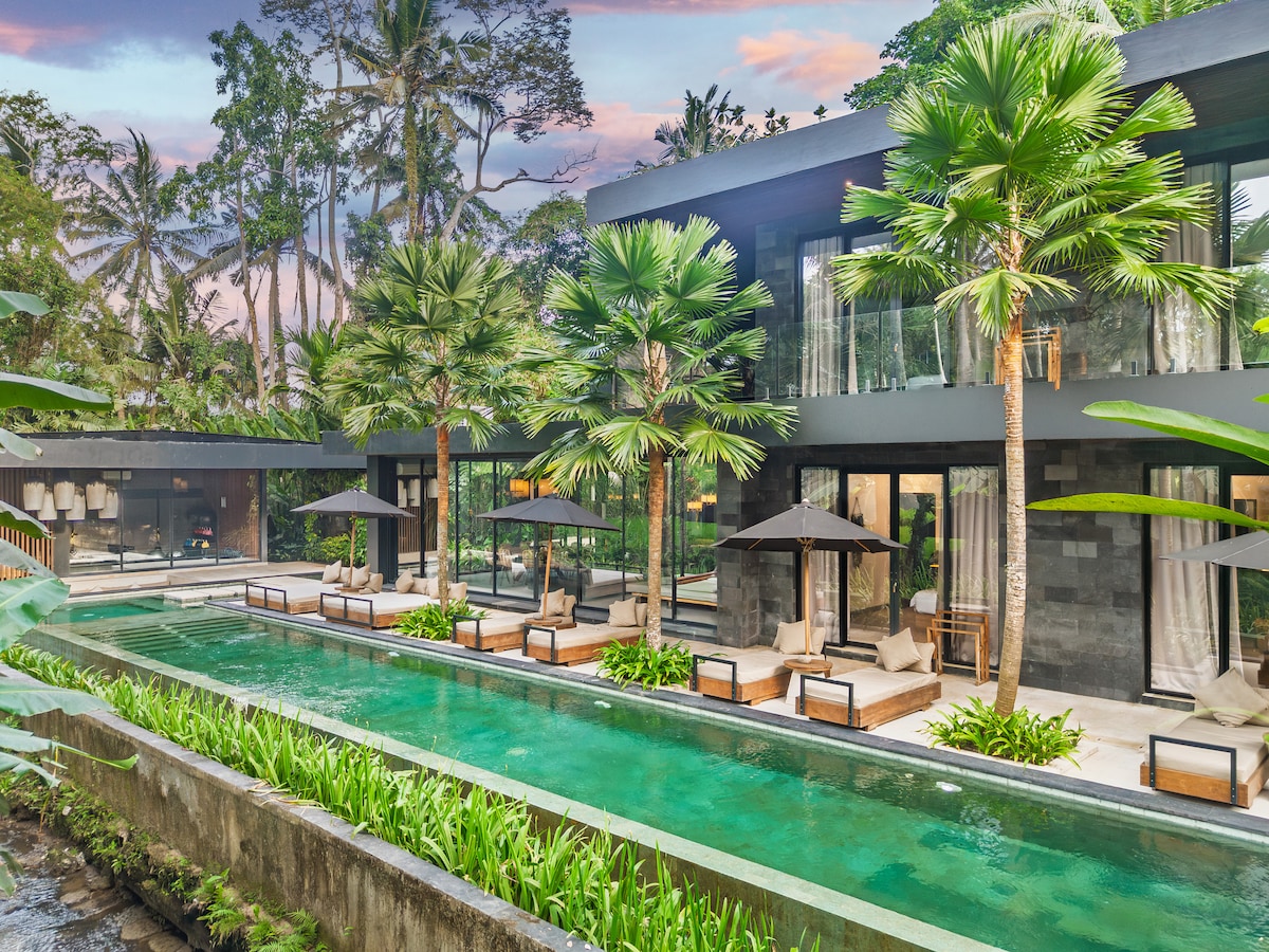12BR Ubud Family Villas| Home Gym,Spa & Yoga Shala 121
