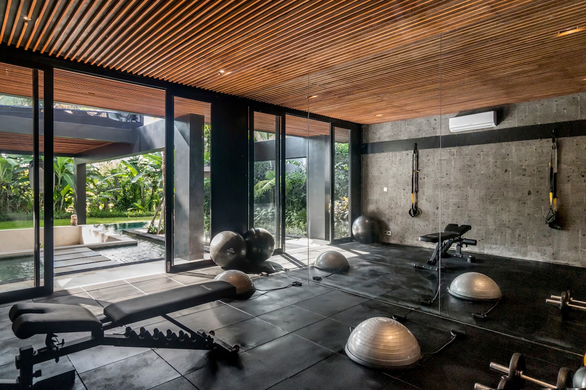 12BR Ubud Family Villas| Home Gym,Spa & Yoga Shala 57