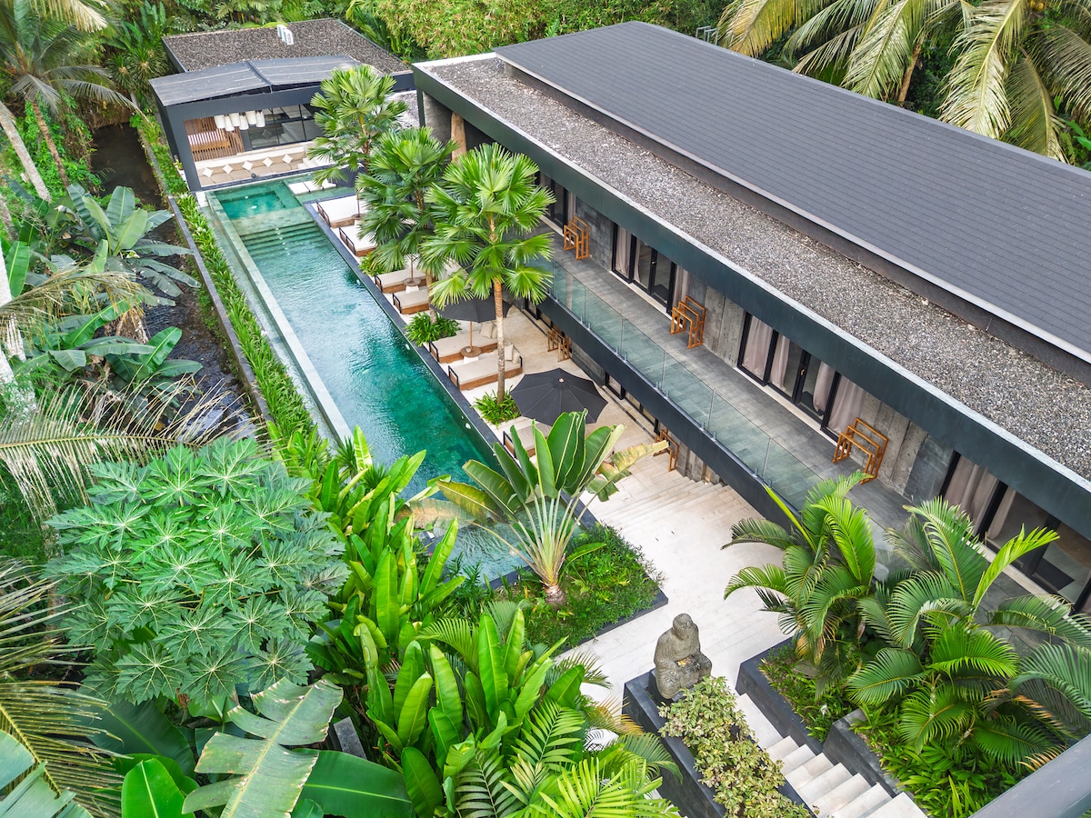 12BR Ubud Family Villas| Home Gym,Spa & Yoga Shala 61