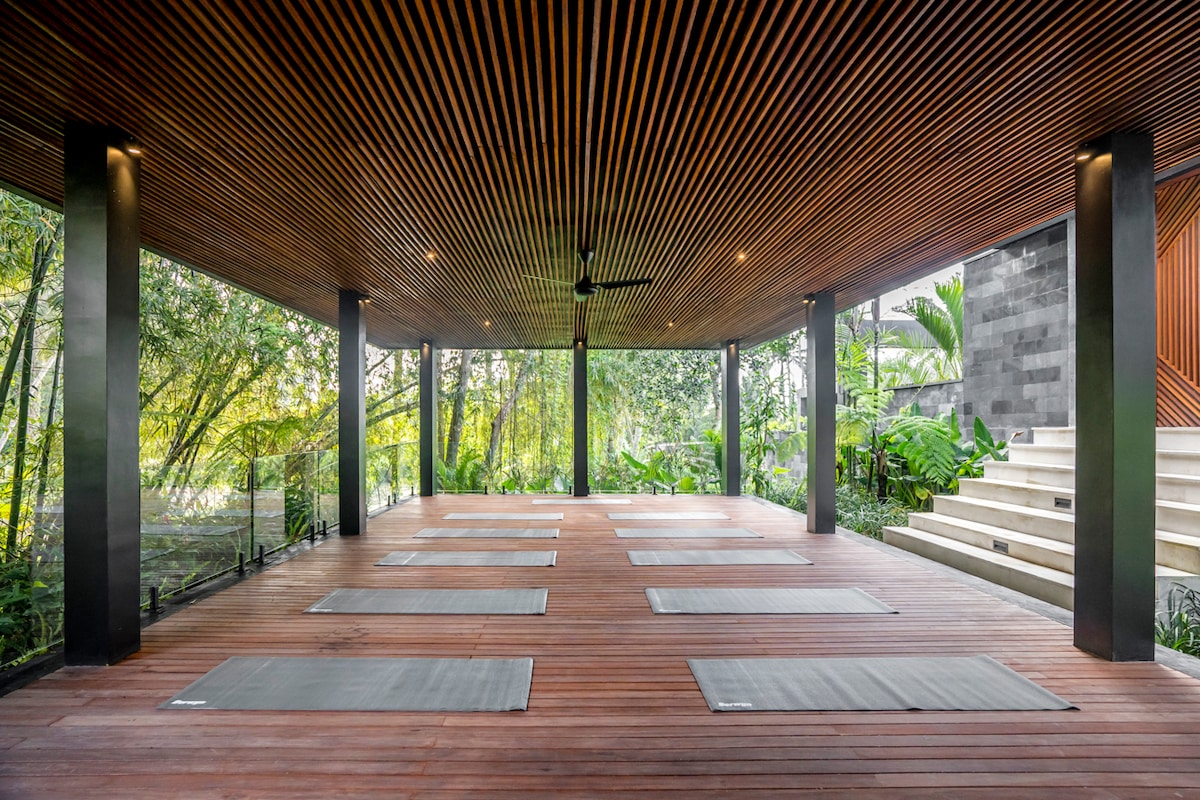 12BR Ubud Family Villas| Home Gym,Spa & Yoga Shala 70