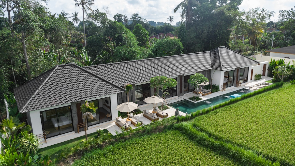 Villa Swannelli : 4BR with Pool & Rice Field Views 14