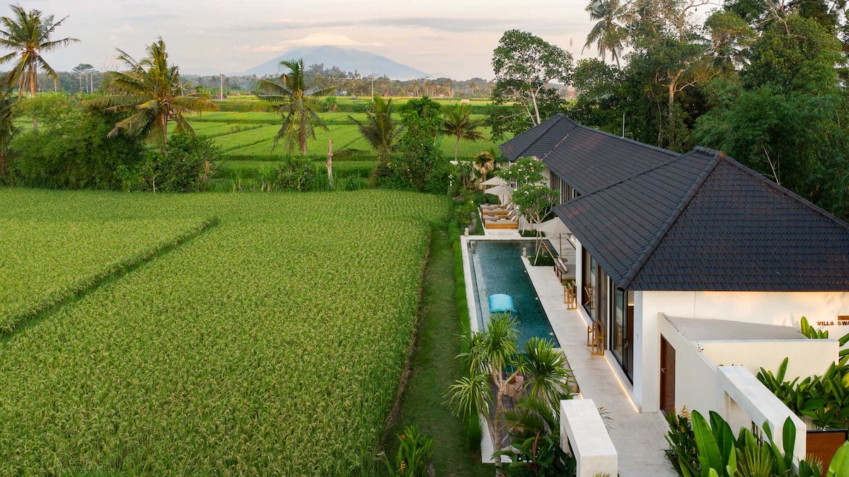 Villa Swannelli : 4BR with Pool & Rice Field Views 16