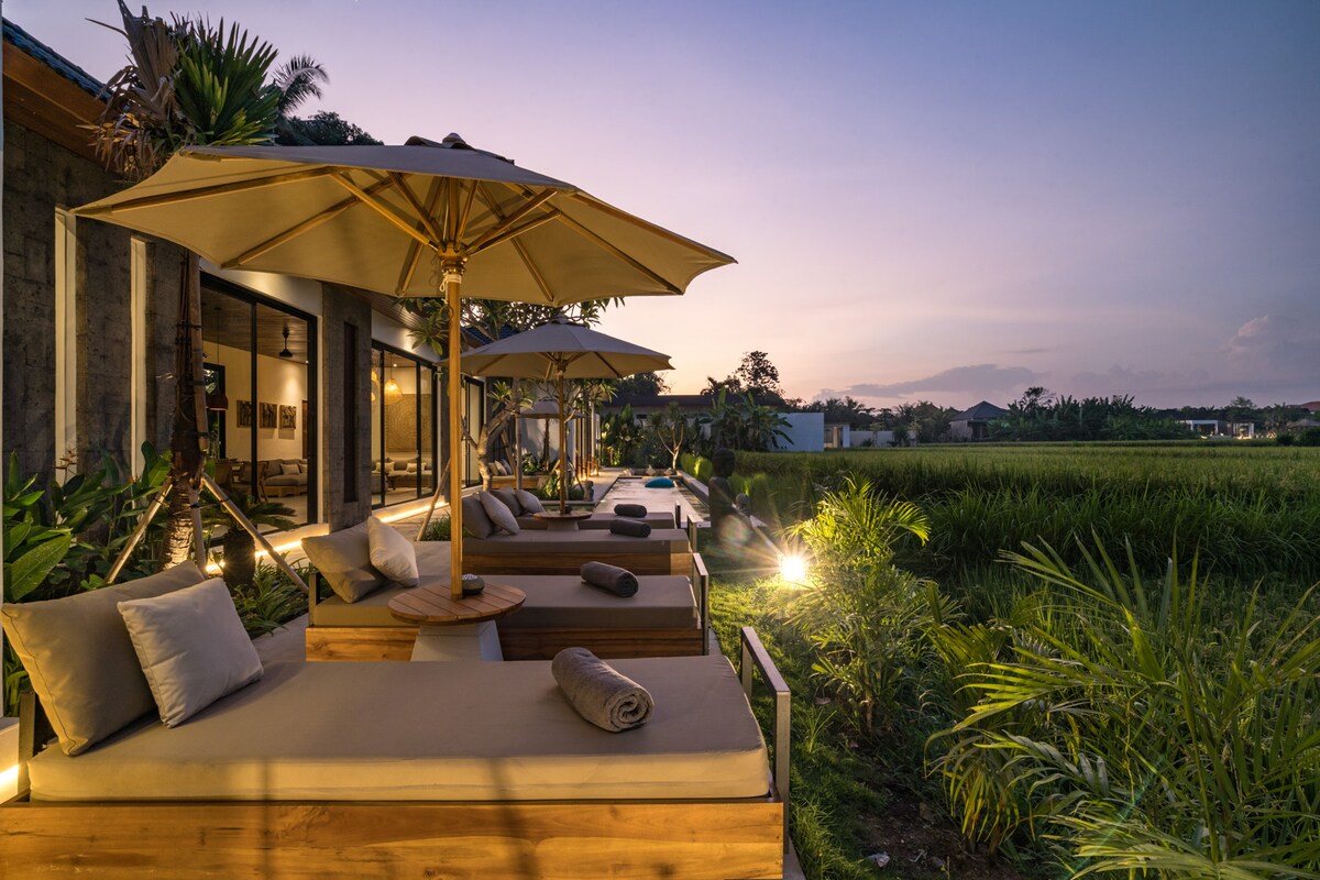 Villa Swannelli : 4BR with Pool & Rice Field Views 21