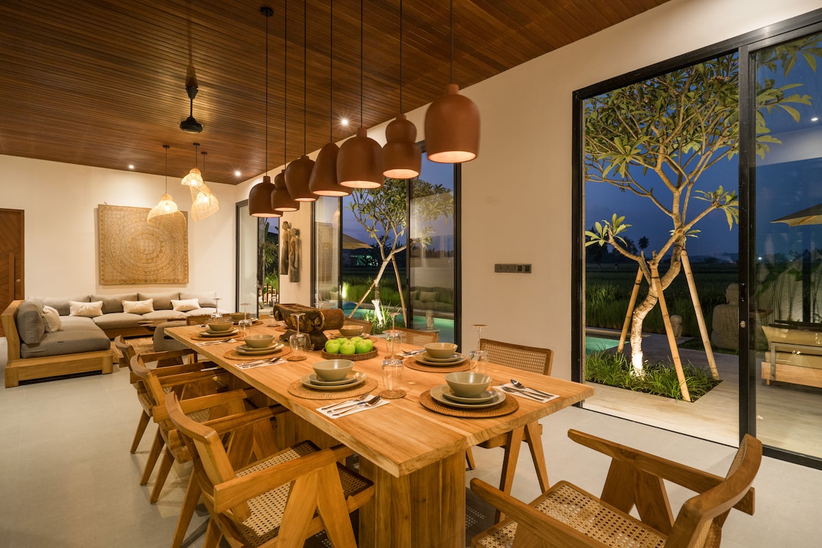 Villa Swannelli : 4BR with Pool & Rice Field Views 5