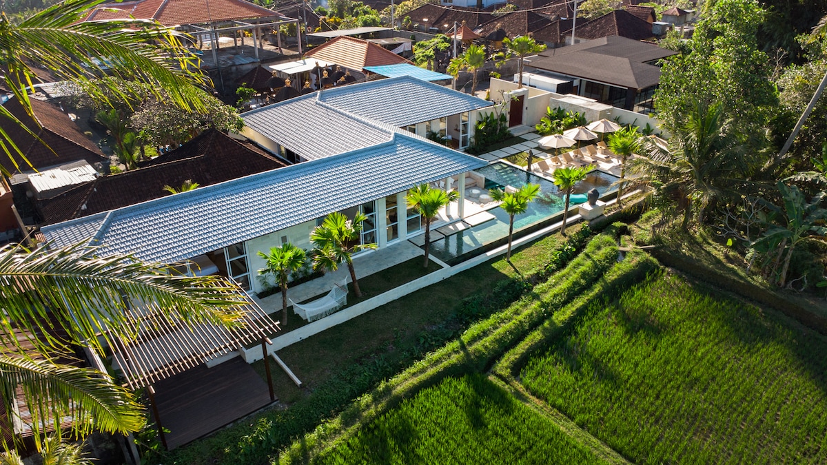 4BR Ubud Pool, Home Cinema, Yoga Deck, Ricefield View 25