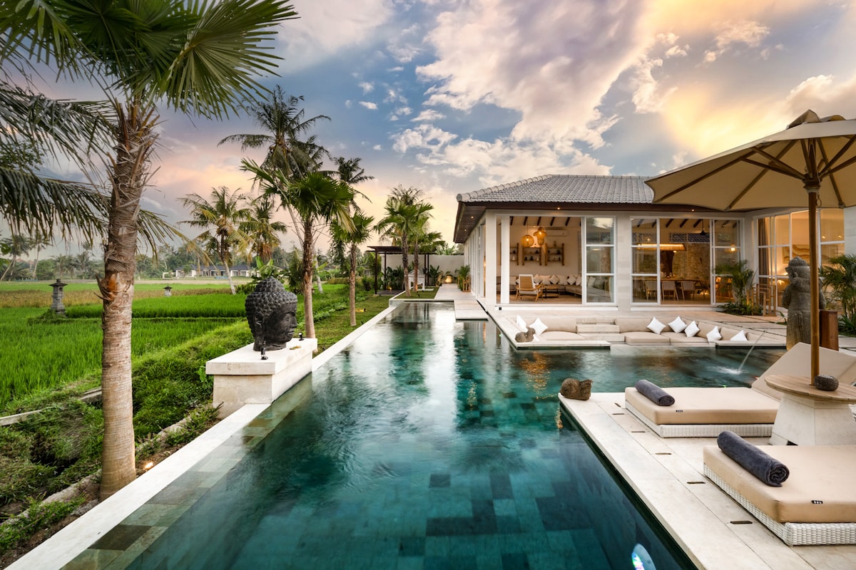 4BR Ubud Pool, Home Cinema, Yoga Deck, Ricefield View 31